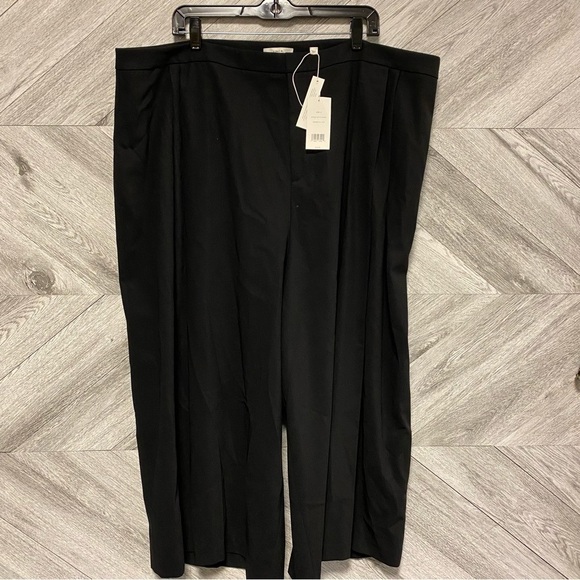 Vince | Pleat Front Wool Blend Culottes Plus Size 22 Pants NEW - Picture 3 of 15